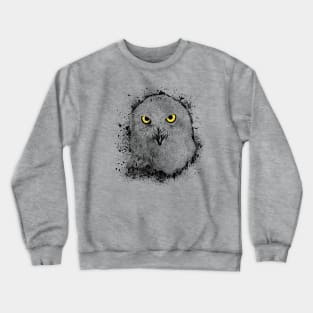 Owl Animal Bird Wildlife Forest Nature Adventure Hunt Graphic Crewneck Sweatshirt